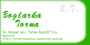 boglarka torma business card